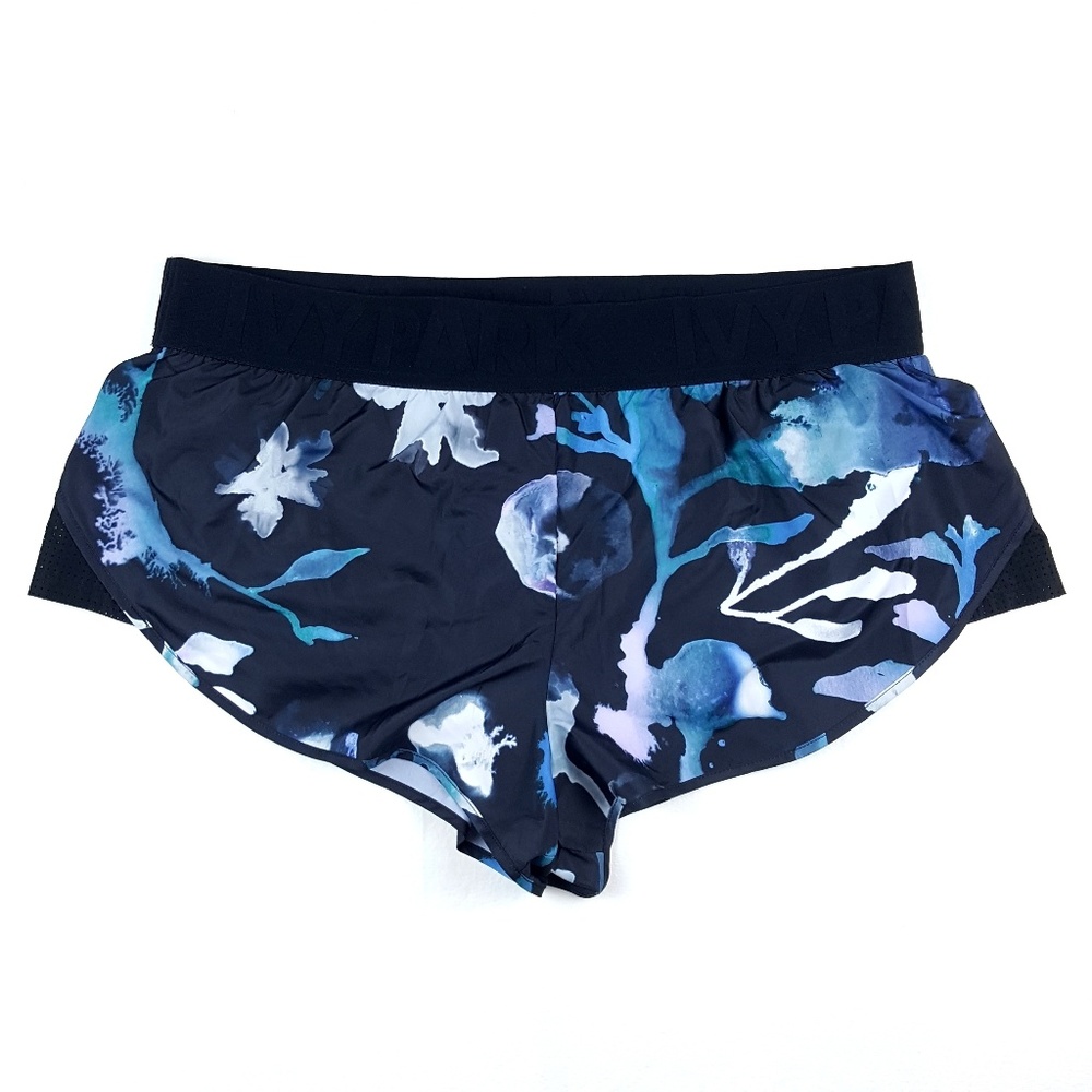 Ivy Park Cloud Print Perforated Runner Shorts